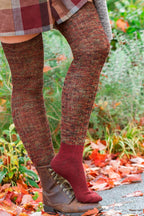 Twisted Yarn Ribbed Over the Knee