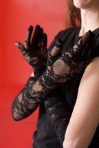 Long Stretch Lace Gloves