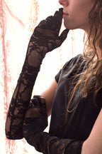 Long Stretch Lace Gloves