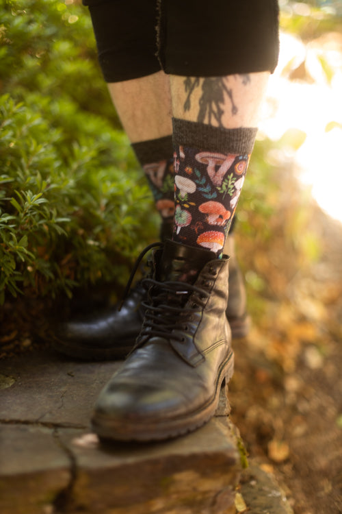 Mushrooms Printed Crew