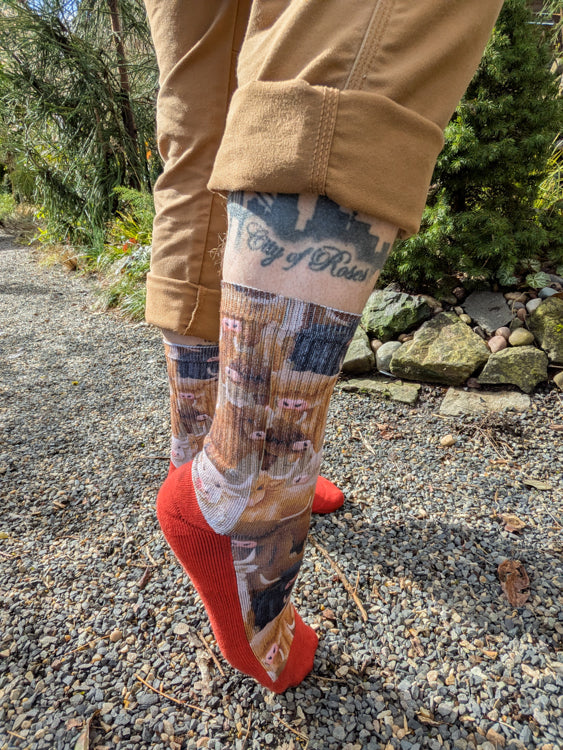 Highland Cows Printed Crew