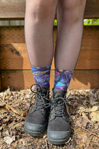 Trippy Mushrooms Printed Crew