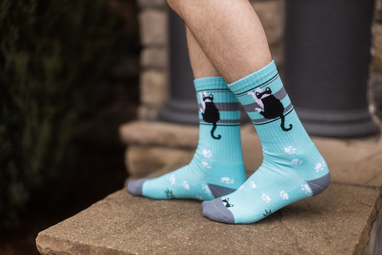 Hanging Tuxedo Cat Crew