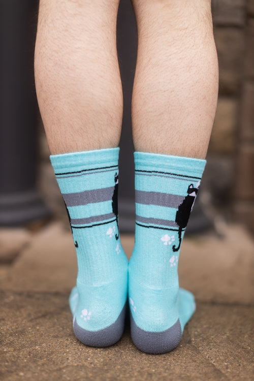 Hanging Tuxedo Cat Crew