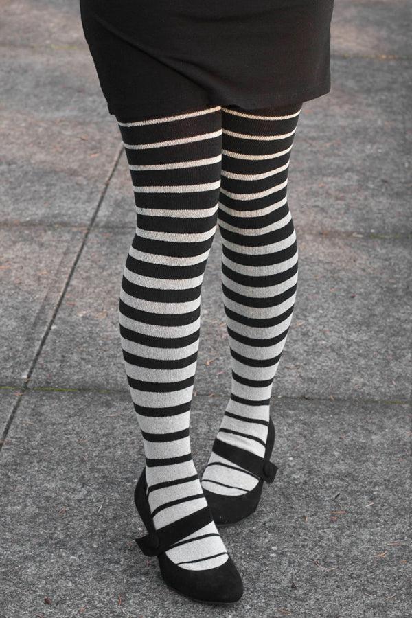 Gradient Stripes Extraordinary Thigh High