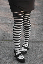 Gradient Stripes Extraordinary Thigh High