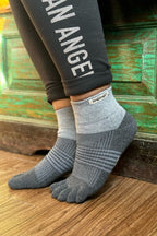 Marled Trail Mini Crew Toe Socks