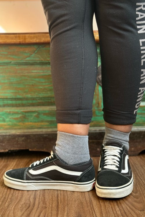 Marled Trail Mini Crew Toe Socks