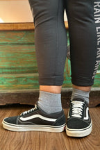 Marled Trail Mini Crew Toe Socks