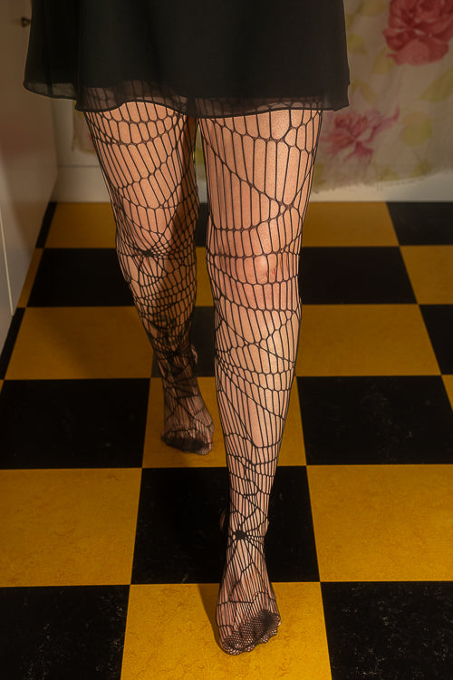 Spinner Thread Net Tights