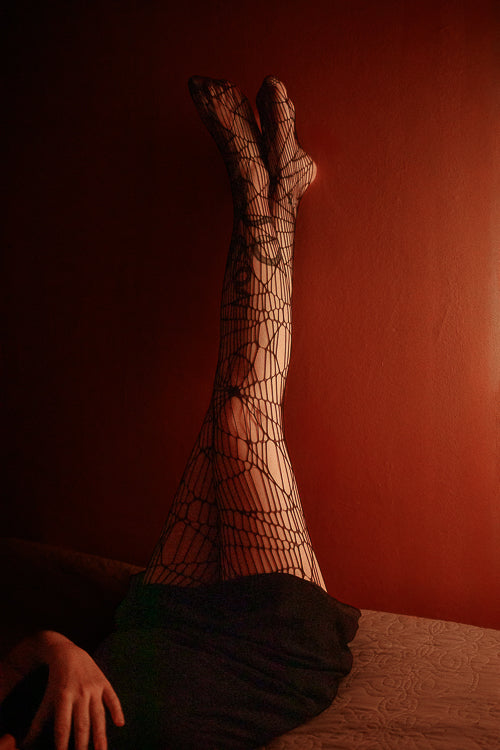 Spinner Thread Net Tights