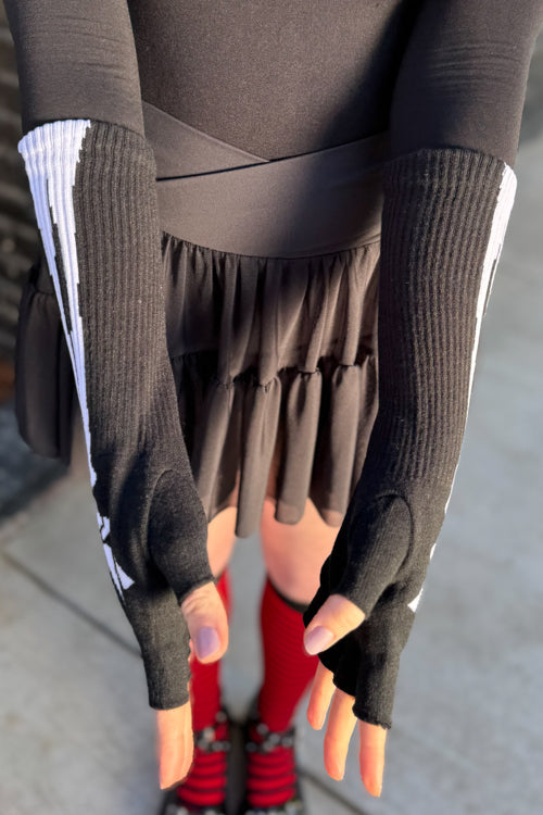 Skeleton Fingerless Gloves