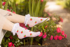 Strawberry Polka Dot Anklets