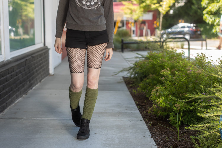 Industrial Net Biker Shorts