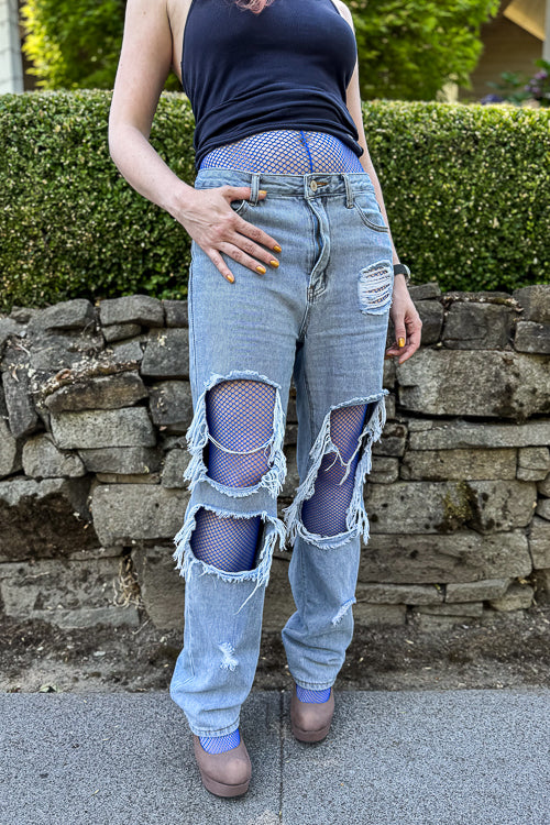 Spandex Fishnet Pantyhose