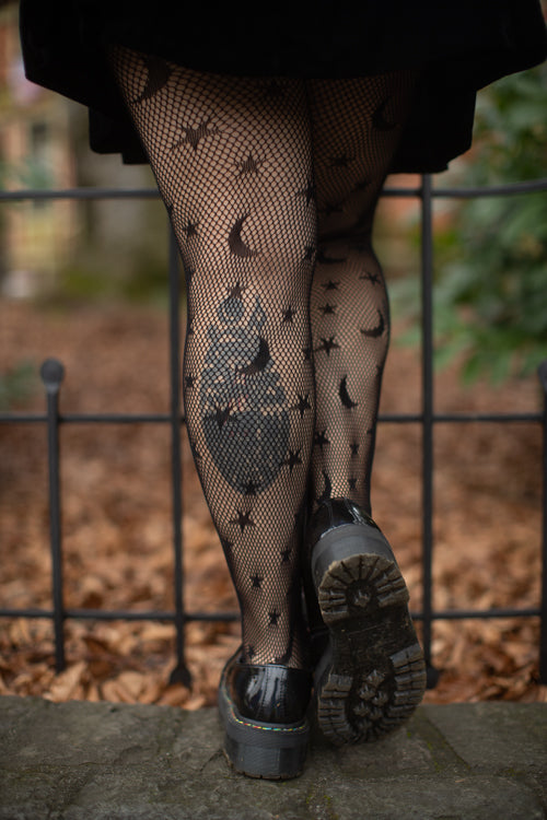 Celestial Net Tights