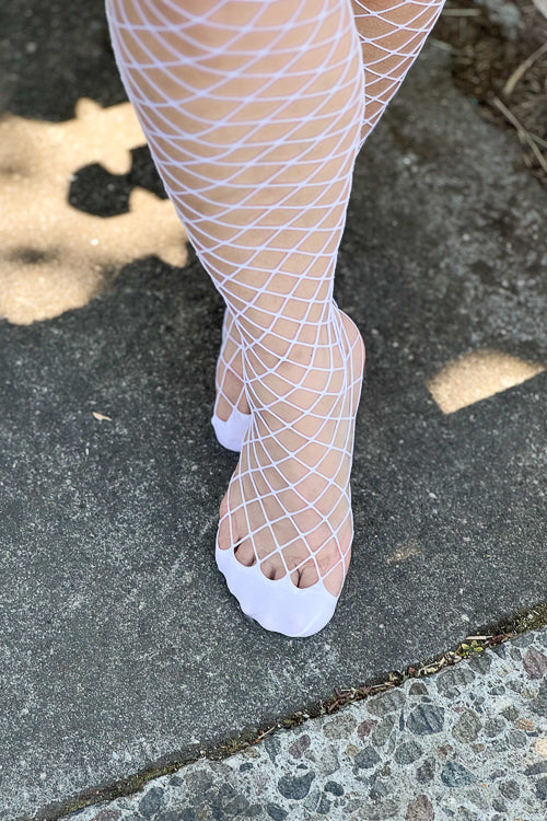 Lace Top Fencenet Stockings
