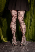 Spiderweb Net Tights