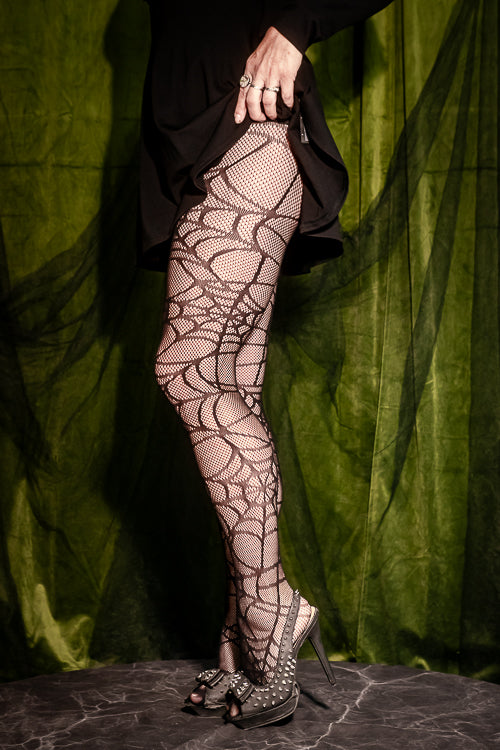 Spiderweb Net Tights