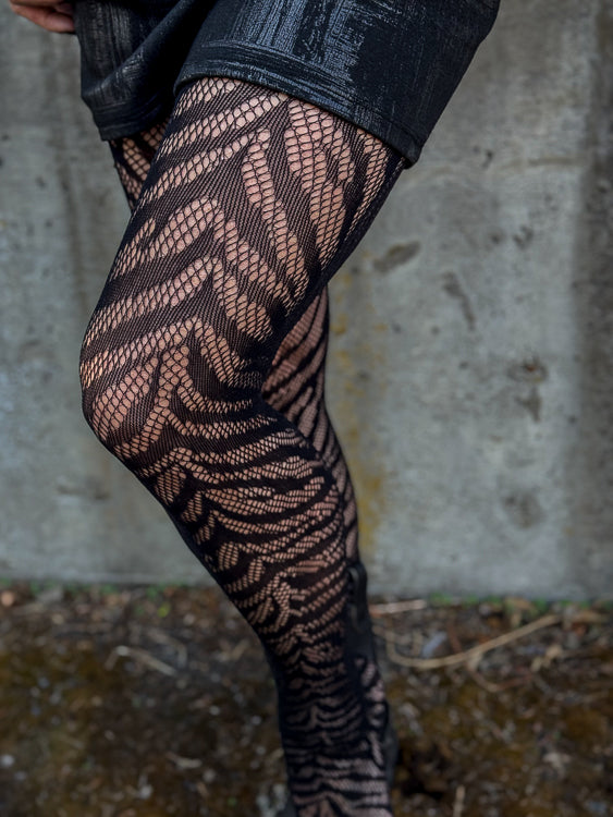 Zebra Net Tights