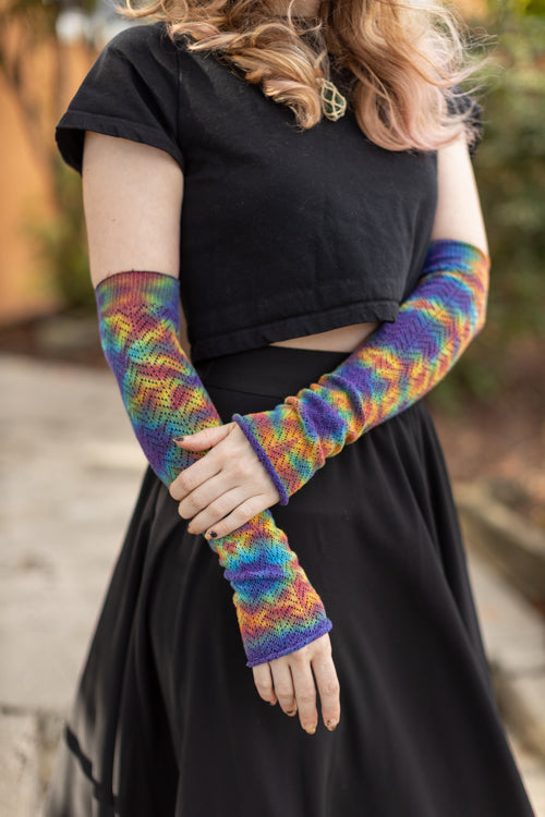 Tie Dye Chevron Sleeves