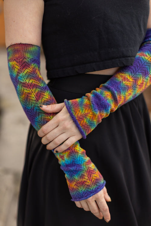Tie Dye Chevron Sleeves