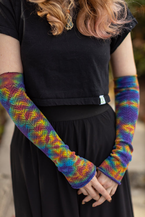 Tie Dye Chevron Sleeves