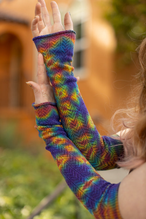 Tie Dye Chevron Sleeves