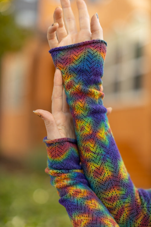 Tie Dye Chevron Sleeves