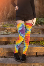 Longer Tie Dyed Extraordinary Thigh High