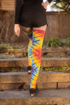 Longer Tie Dyed Extraordinary Thigh High