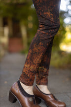 High Waisted Lava Print Leggings