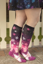 Snowflakes Knee High