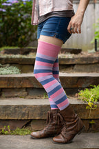 Pride Stripes Extraordinary Thigh High Socks