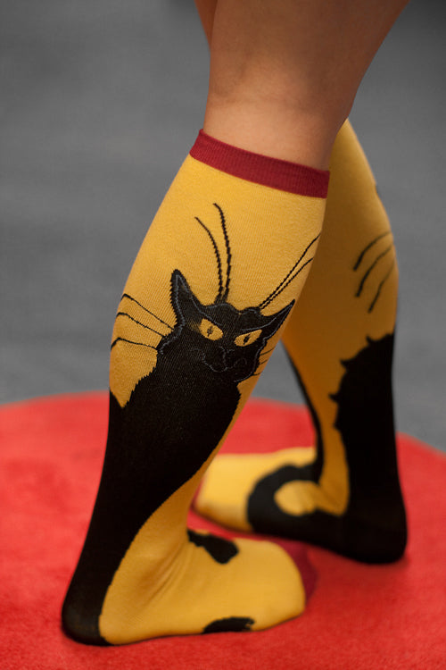 Chat Noir Stretch-It Knee High