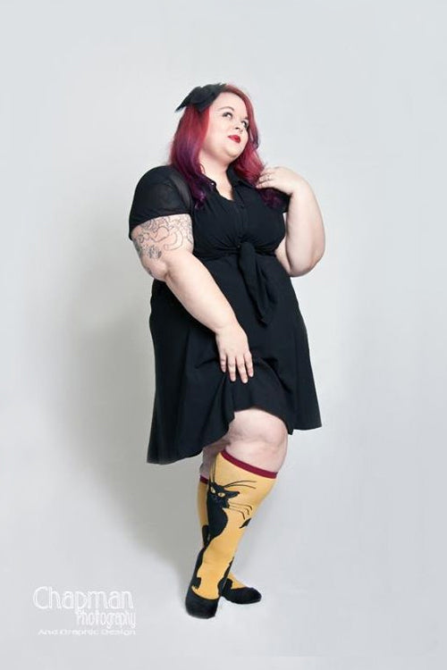 Chat Noir Stretch-It Knee High