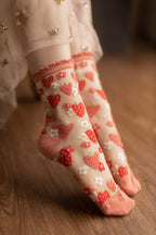 Strawberry Daisy Sheer Crew