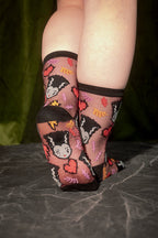 Bride of Frankenstein Shimmer Sheer Crew