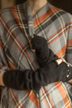 Longer Knit Fingerless Gloves