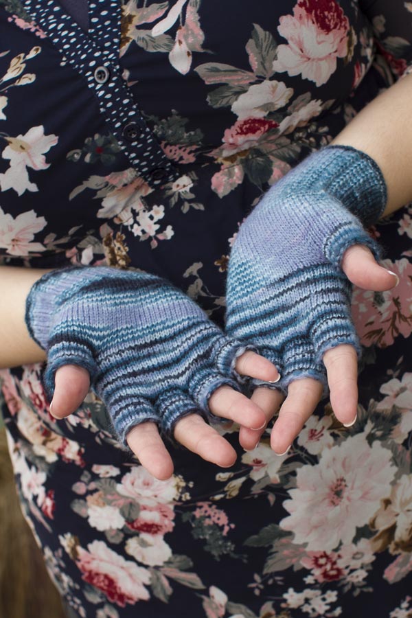 Space Dyed Fingerless Gloves