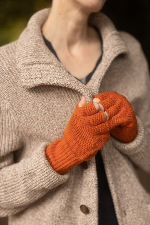 Wool Fingerless Gloves