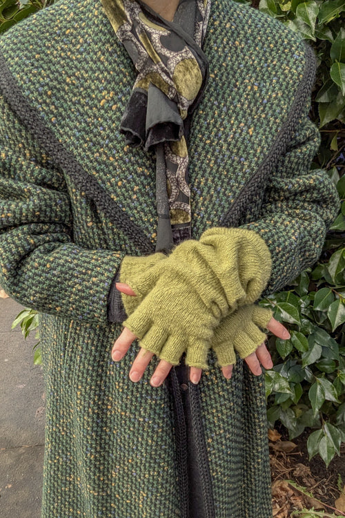 Longer Knit Fingerless Gloves