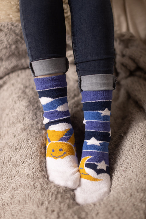 My Sun and Moon Slipper Socks