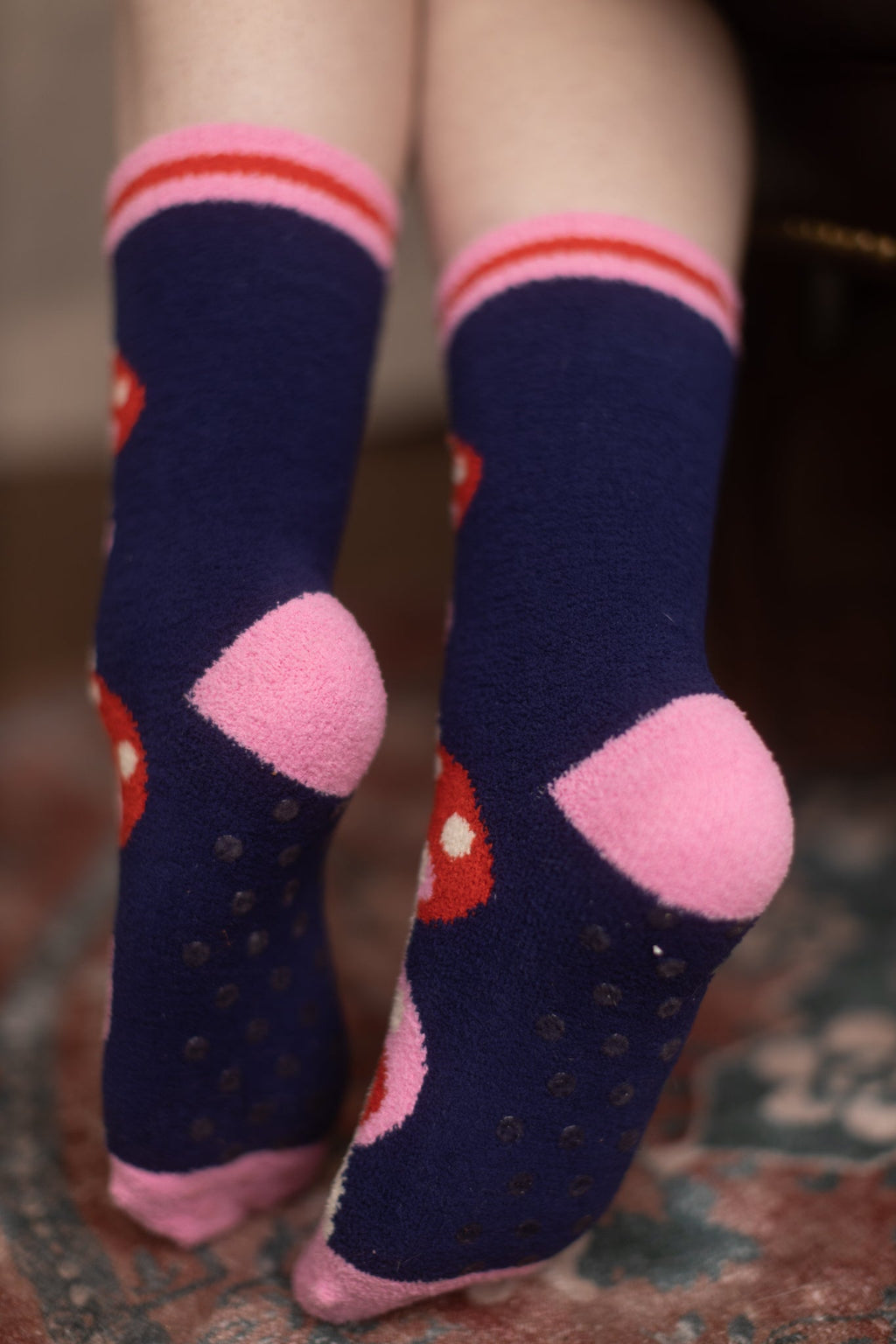 Magic Mushrooms Slipper Socks