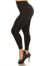 High Waisted Fleece Lined Leggings
