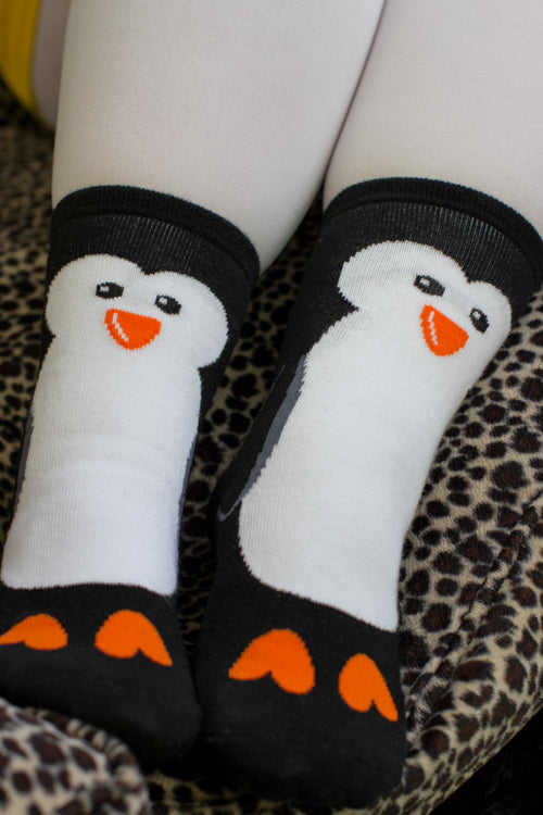Penguin Slipper Socks