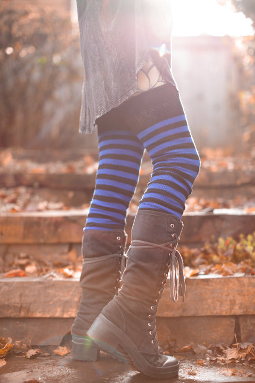 Super Stripes Thigh High Socks