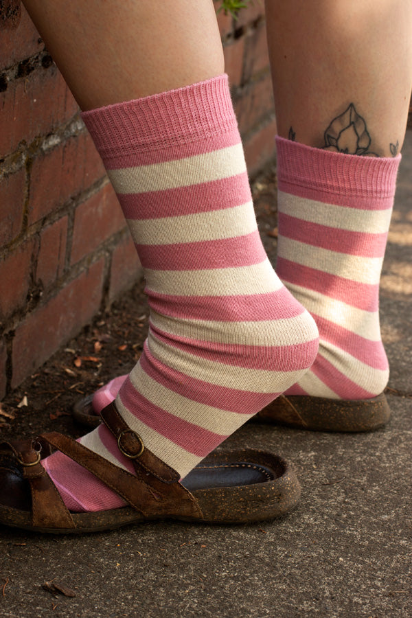Simply Striped Tube Socks