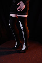 Skeleton Thigh High