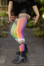 Progress Flag Printed Tights